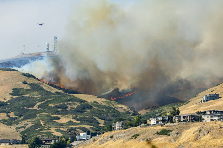 Salt Lake City wildfire prompts mandatory evacuations uphill from Utah’s state capitol